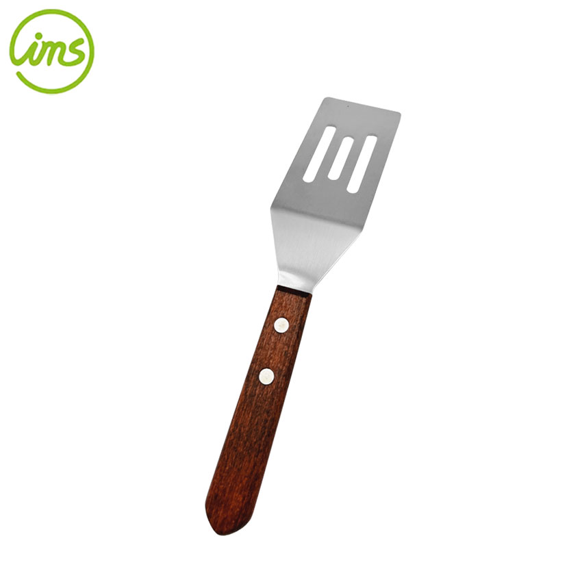 Mini Slotted Turner Beechwood Handle